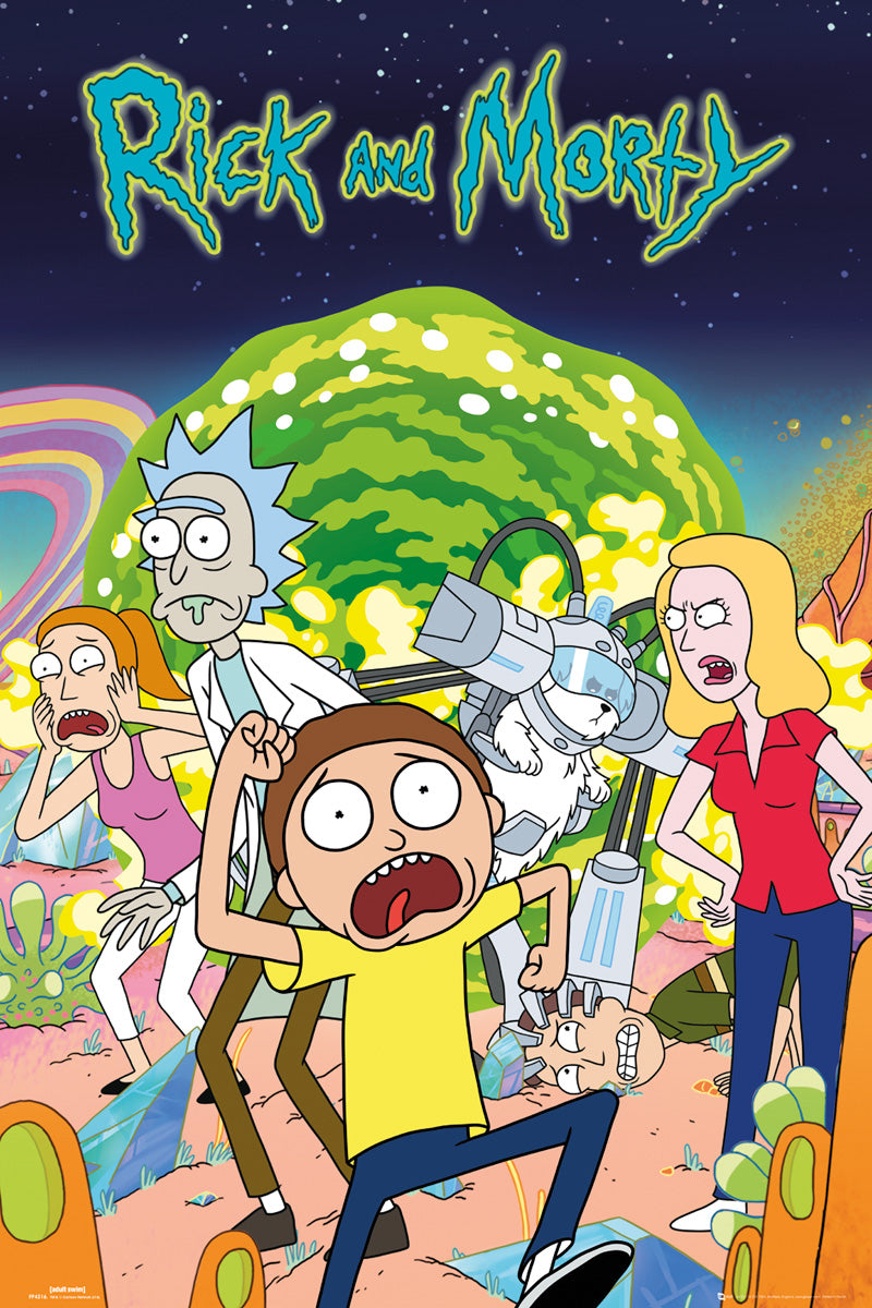 Rick and Morty Group Poster