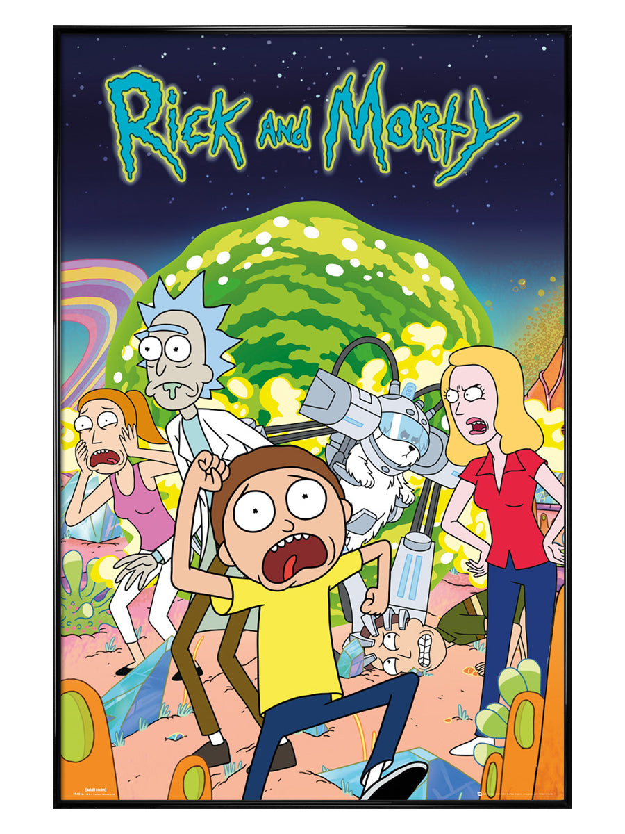 Rick and Morty Group Poster