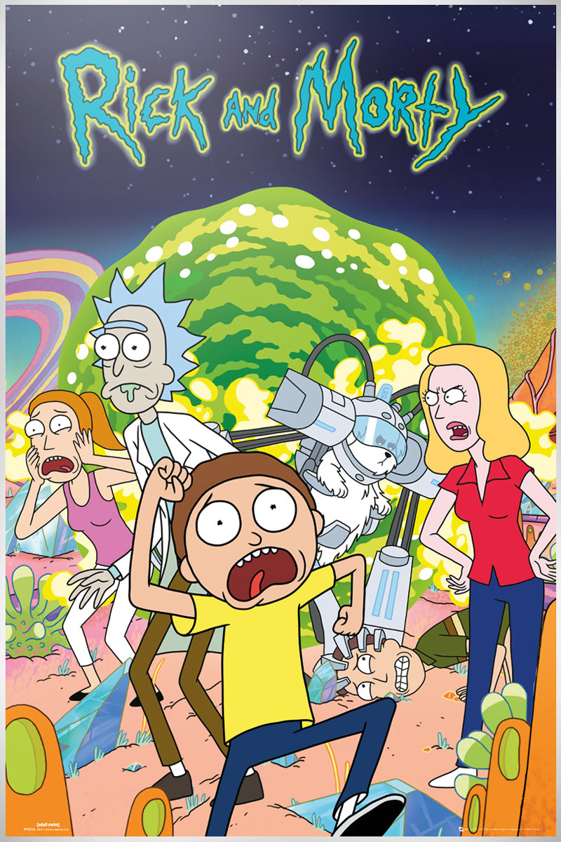 Rick and Morty Group Poster