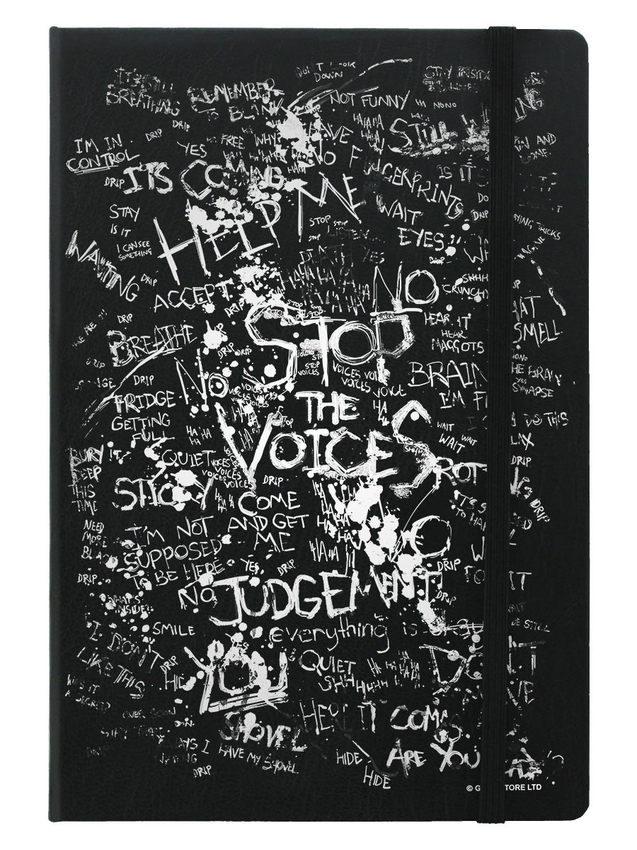 Stop The Voices A5 Hard Cover Notebook