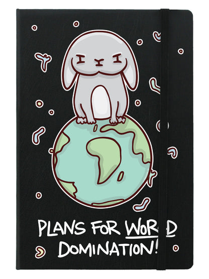 Plans For World Domination A5 Hard Cover Notebook