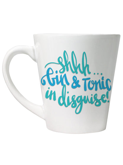 Shhh Gin & Tonic In Disguise Latte Mug