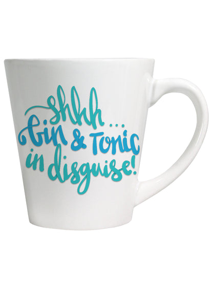 Shhh Gin & Tonic In Disguise Latte Mug