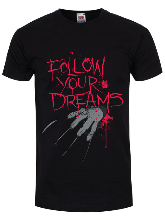 Follow Your Dreams Men's Black T-Shirt