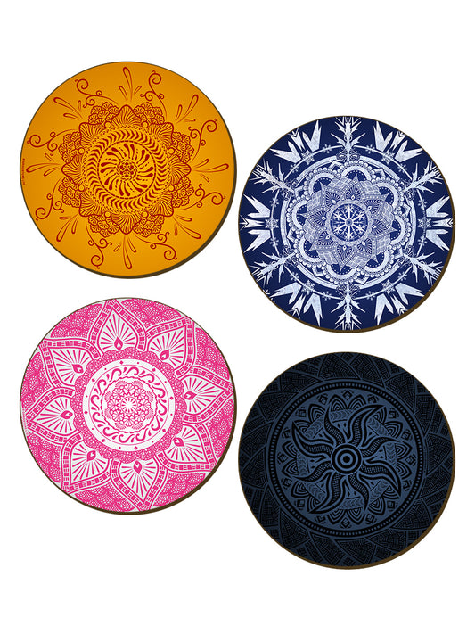 Mystical Mandalas 4 Piece Coaster Set