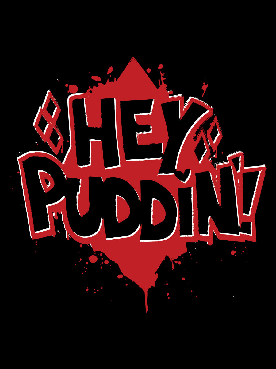 Hey Puddin! Black Tote Bag