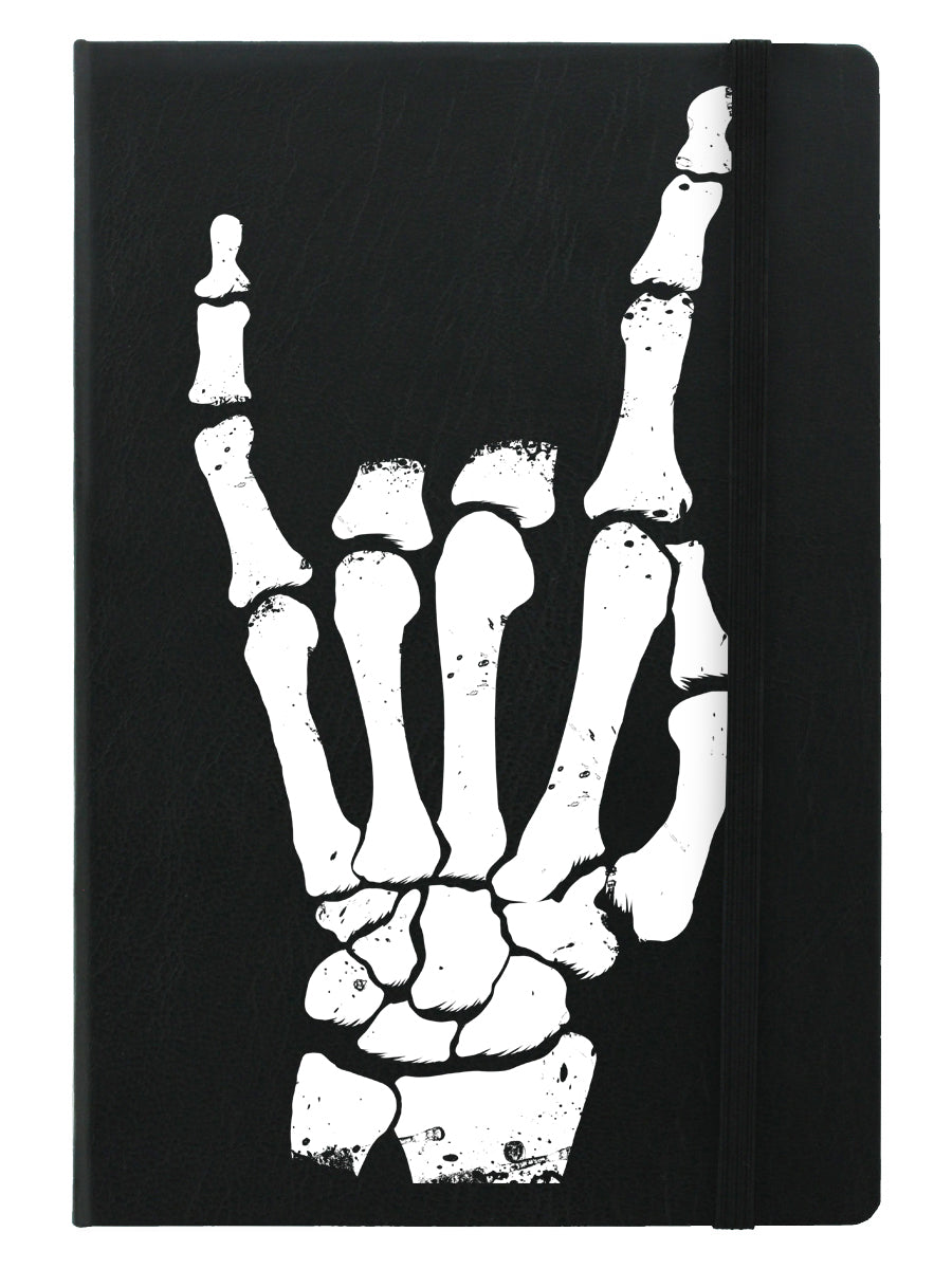 Skeleton Rock Hand A5 Hard Cover Notebook