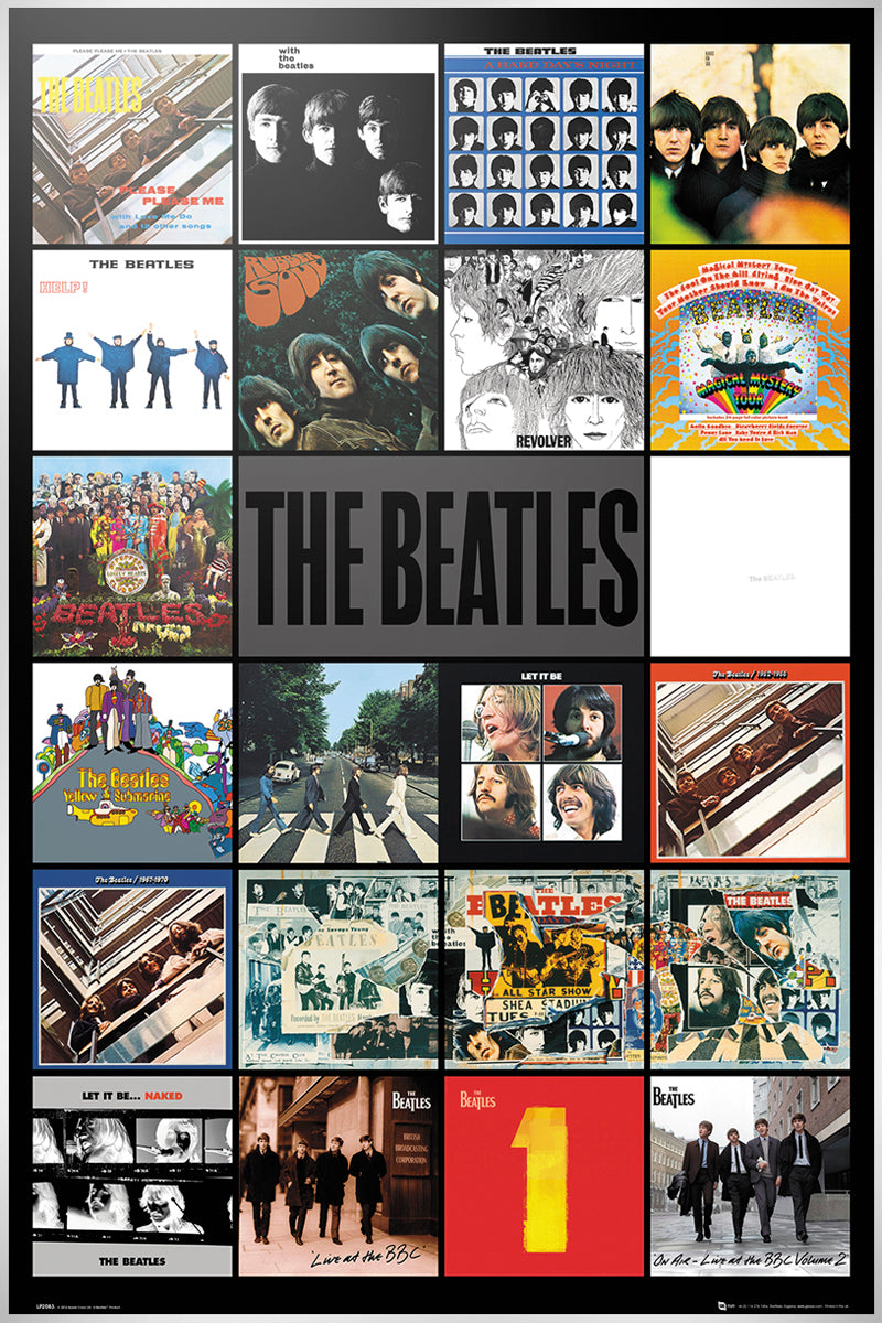 The Beatles Albums Maxi Poster