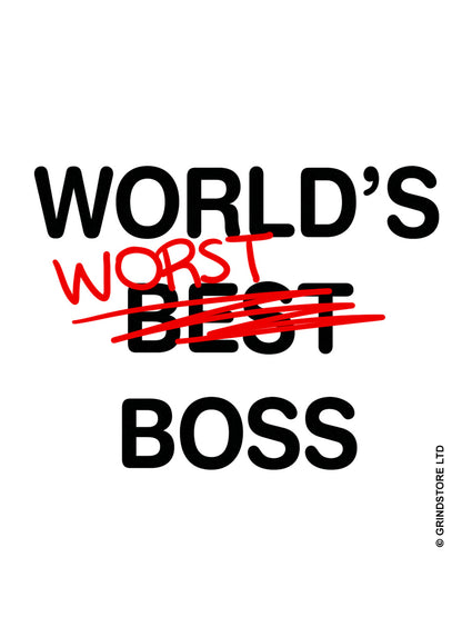 World's Worst Boss Mug