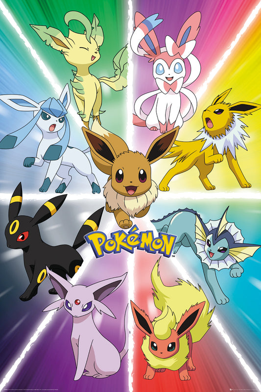 Pokemon Eevee Evolution Poster