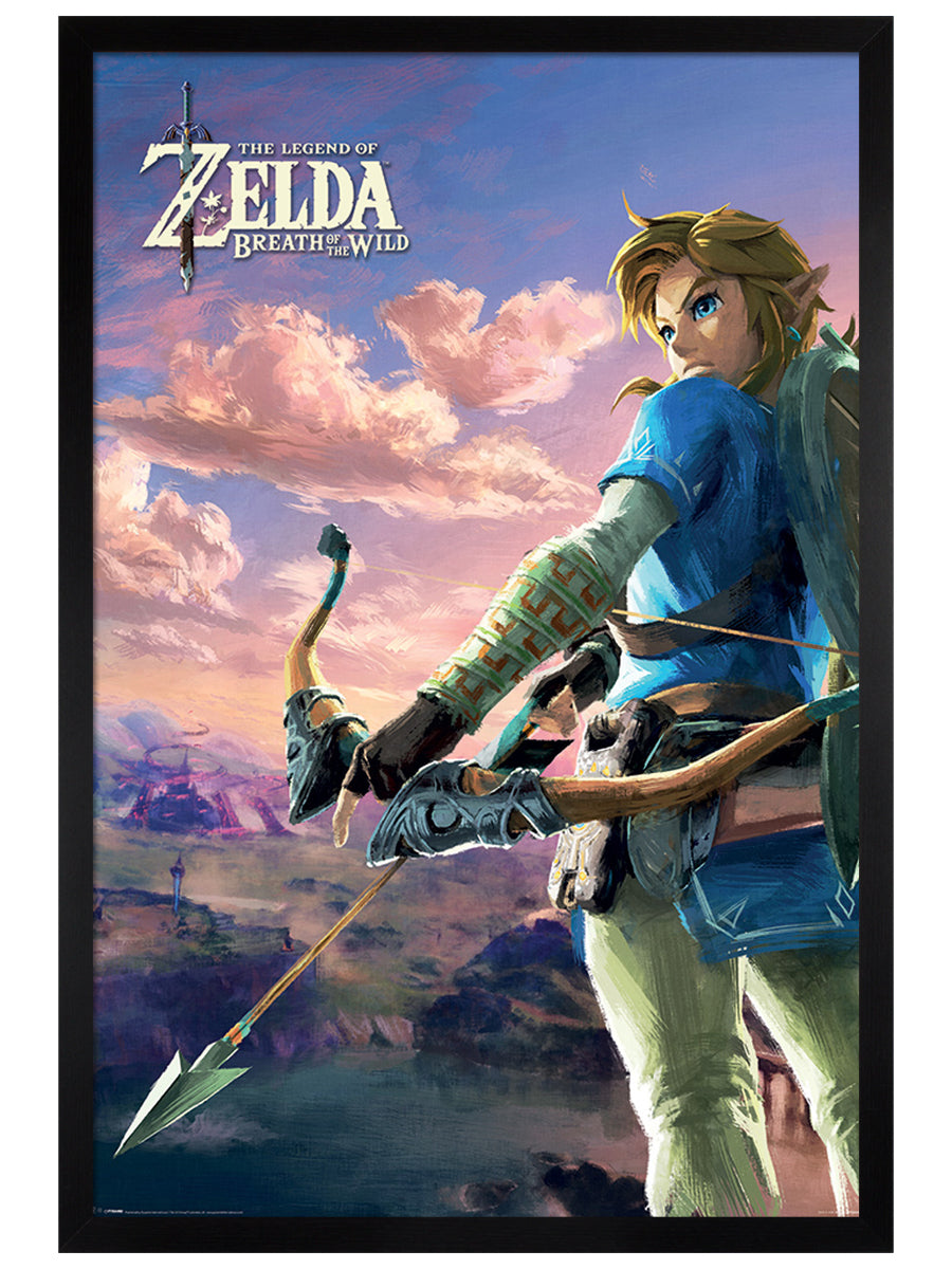 Zelda Breath of the Wild Hyrule Landscape Maxi Poster