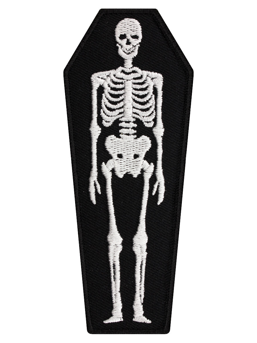 Skeleton Unit Patch Skeleton Coffin Patch