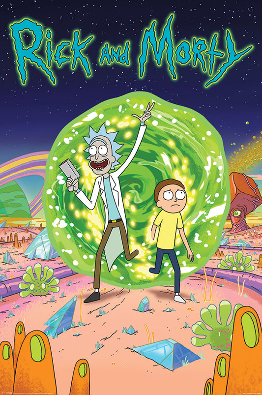 Rick & Morty Portal Maxi Poster