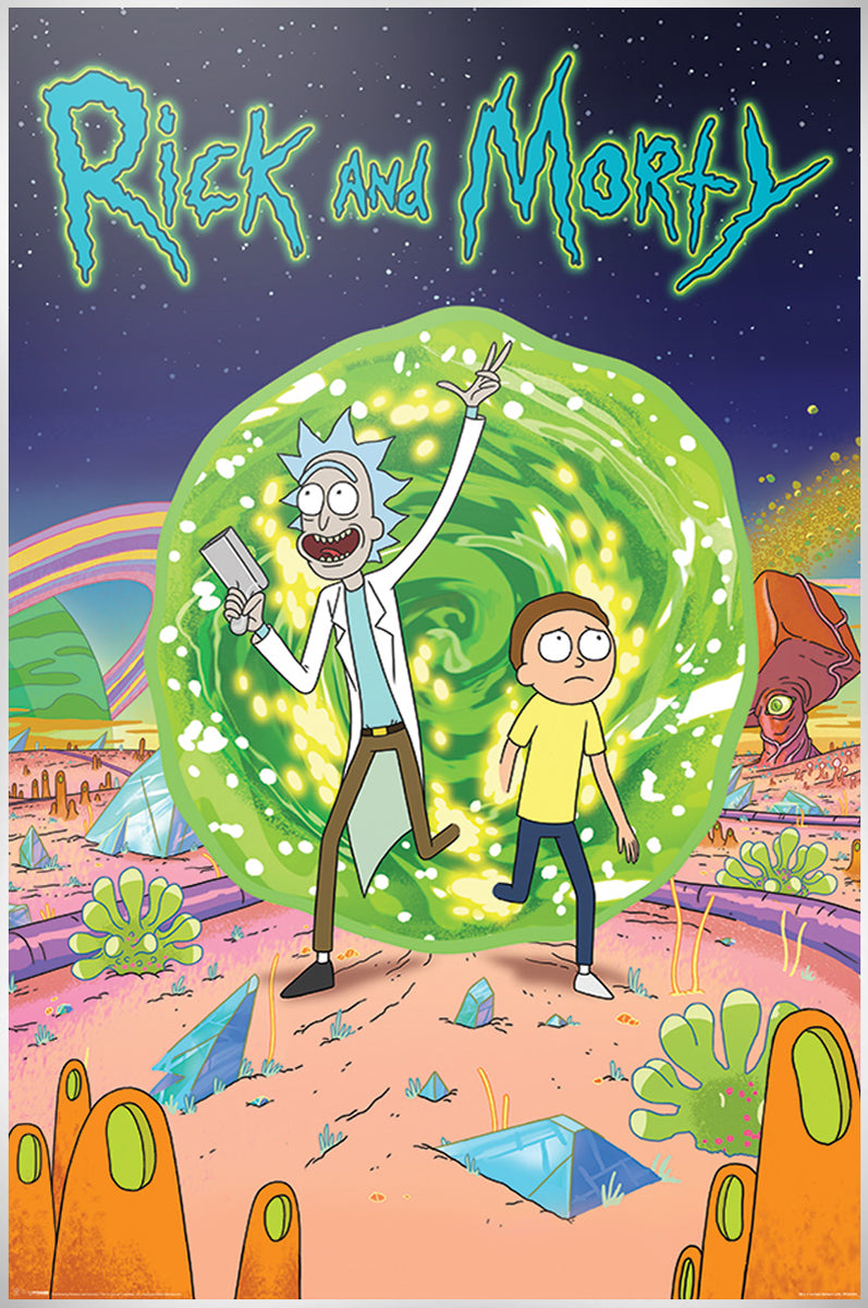 Rick & Morty Portal Maxi Poster