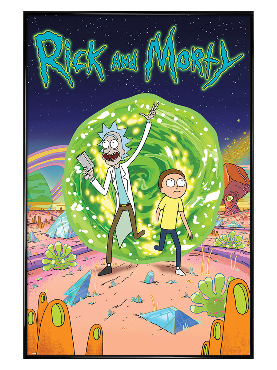 Rick & Morty Portal Maxi Poster