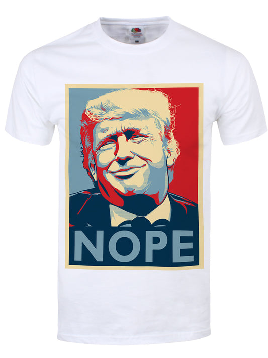 Donald Trump Nope Men's White T-Shirt