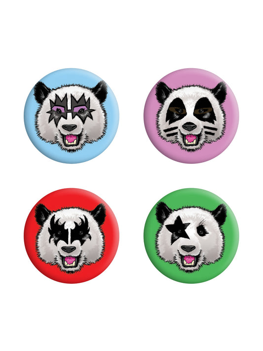 Kiss Pandas Badge Pack