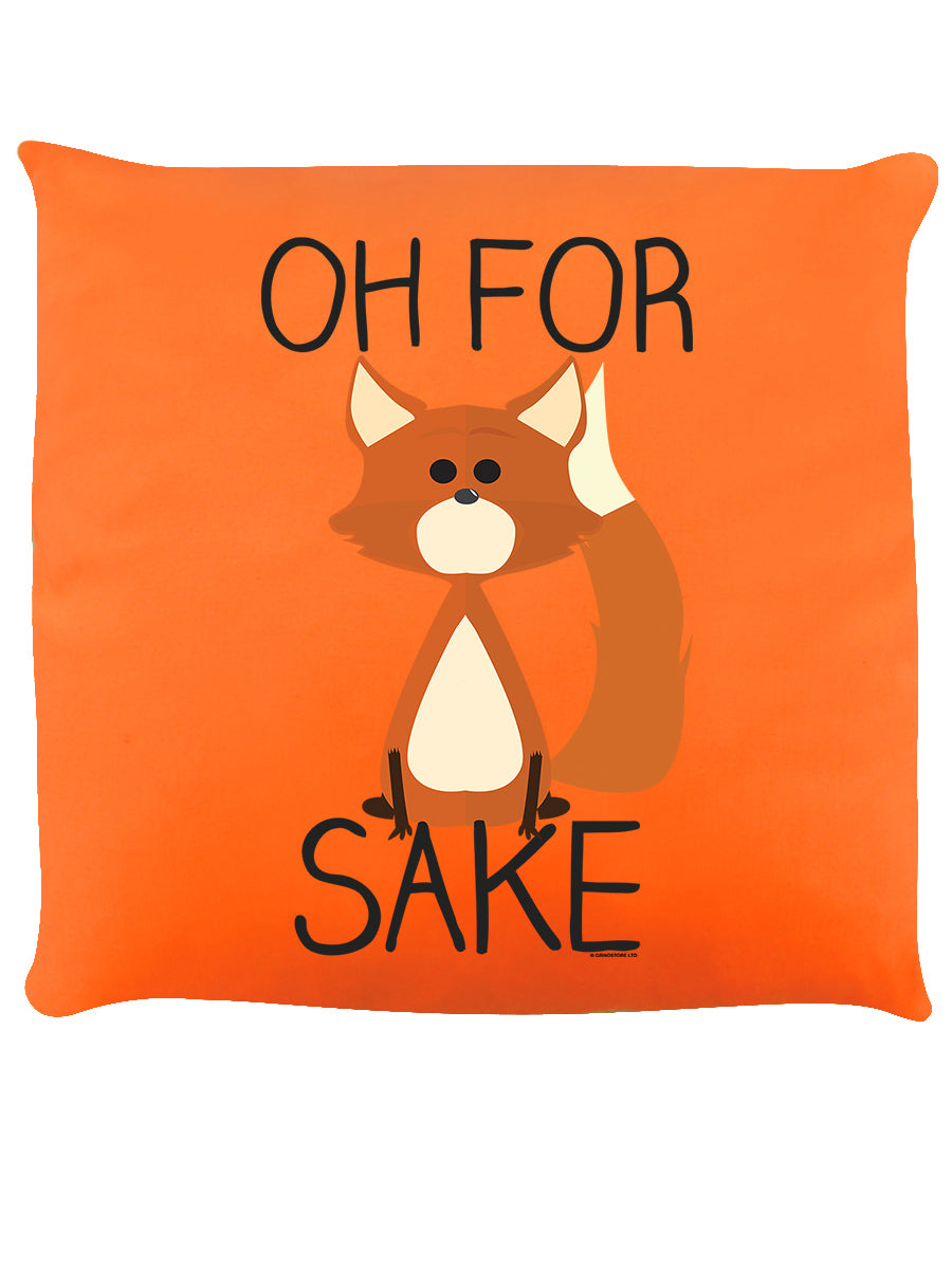 Oh For Fox Sake Orange Cushion