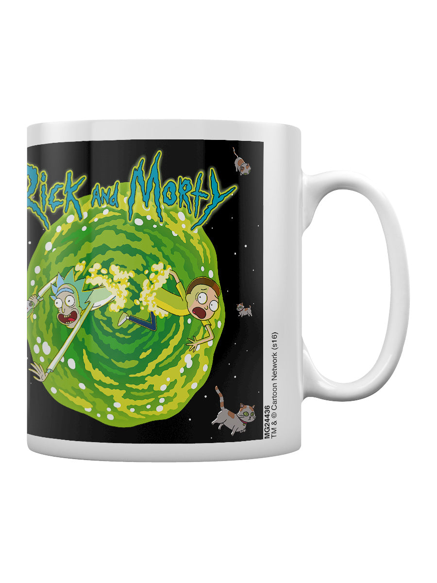 Rick & Morty Floating Cat Dimension Mug