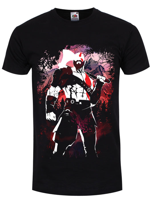 Kratos Silhouette Men's Black T-Shirt