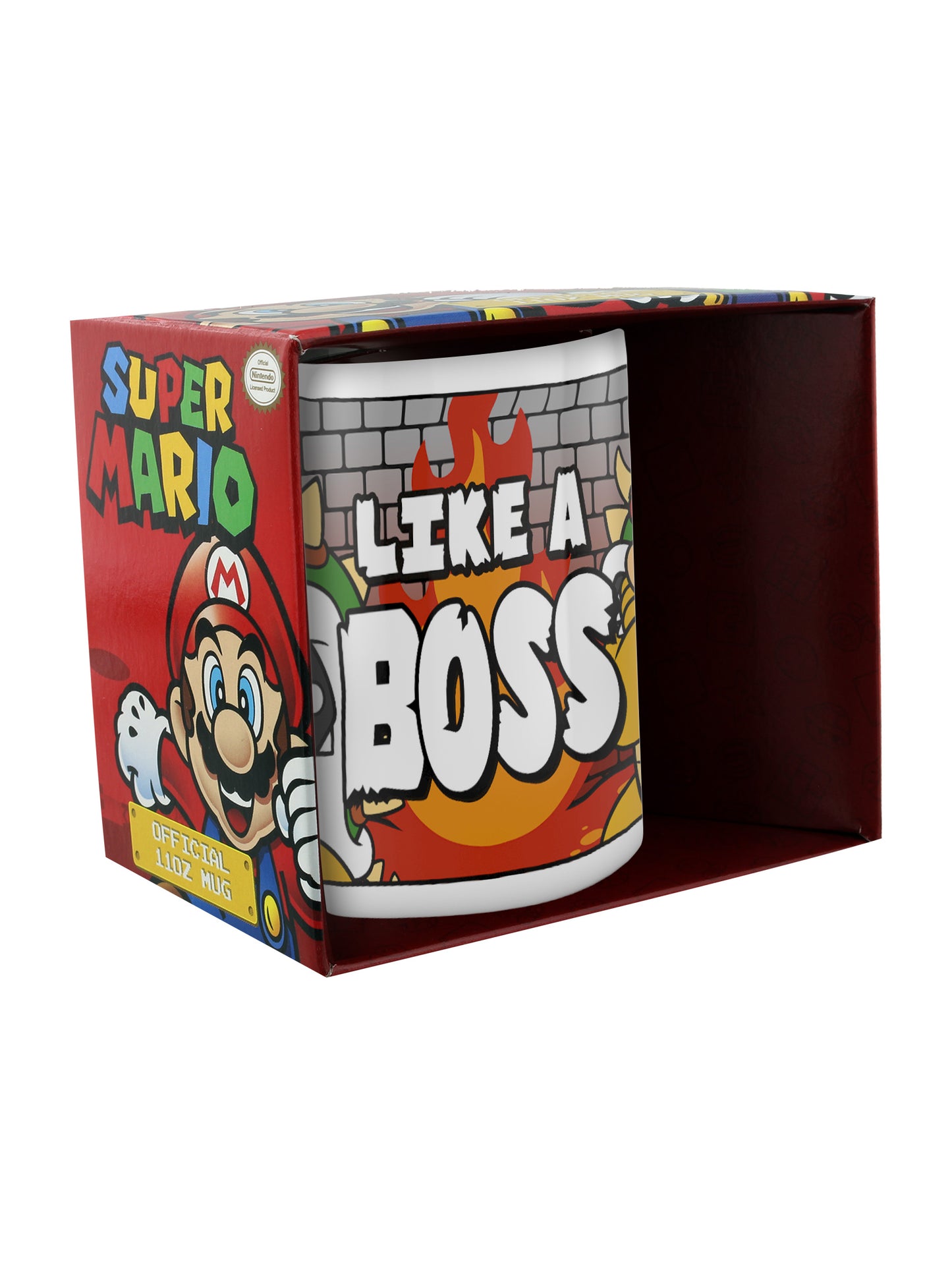 Super Mario Like A Boss Boxed Mug