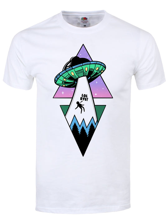 Alien Abduction Men's White T-Shirt