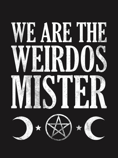 We Are The Weirdos Mister Ladies Black Floaty Tank