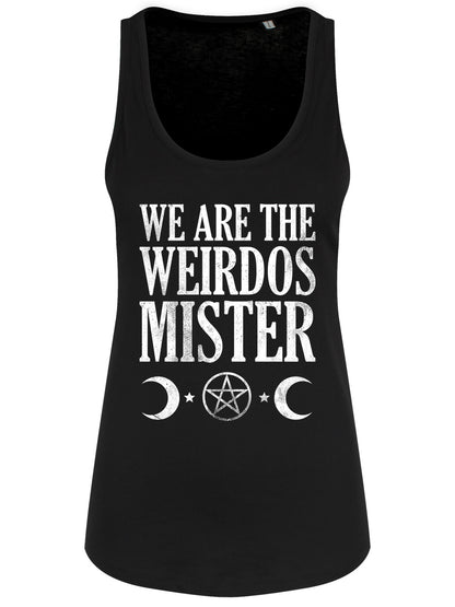 We Are The Weirdos Mister Ladies Black Floaty Tank