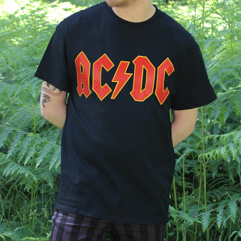 AC/DC Logo Men's Black T-Shirt