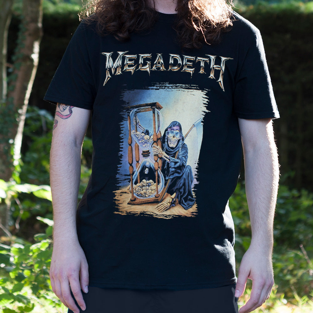 Megadeth Countdown Hourglass Men's Black T-Shirt