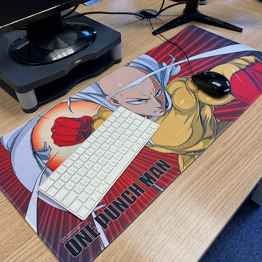One Punch Man Saitama XL Mouse/Desk Mat