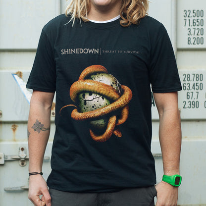 Shinedown Clean Threat Men's Black T-Shirt