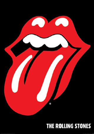 The Rolling Stones Poster - Lips