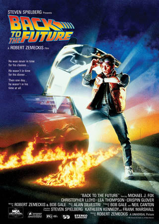 Back to the Future Movie Score Poster