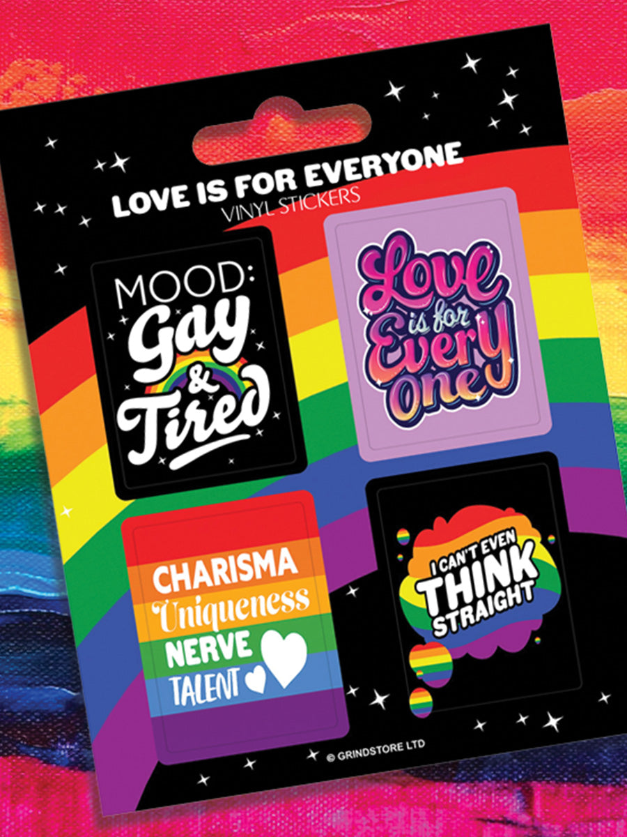 Love Is For Everyone Vinyl Sticker Set