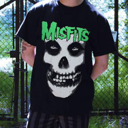 Misfits Glow Jurek Skull Men's Black T-Shirt