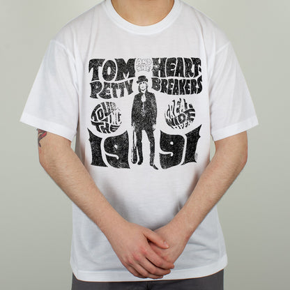 Tom Petty & The Heartbreakers Great Wide Open Tour Men's White T-Shirt
