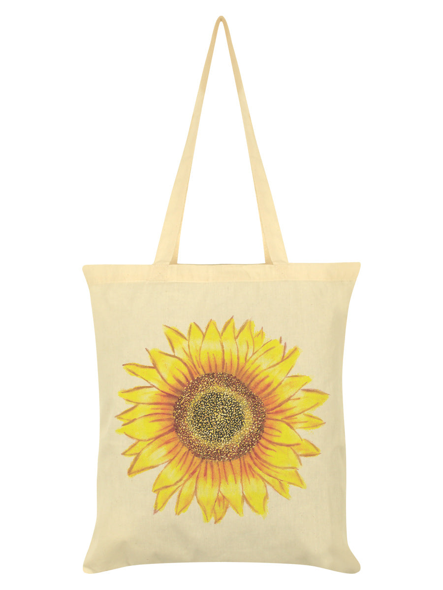 Sunflower Cream Tote Bag
