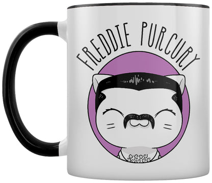 Freddie Purcury Black Inner 2-Tone Mug