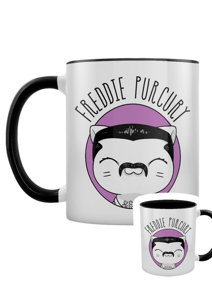 Freddie Purcury Black Inner 2-Tone Mug