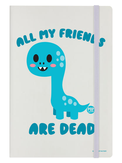Pop Factory All My Friends Are Dead Cream A5 Hard Cover Notebook
