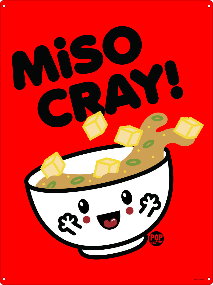Pop Factory Miso Cray Tin Sign