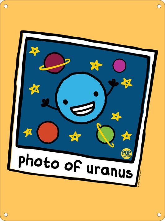 Pop Factory Photo Of Uranus Mini Tin Sign