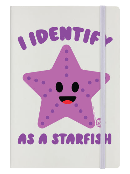 Pop Factory I Identify As A Starfish Cream A5 Hard Cover Notebook