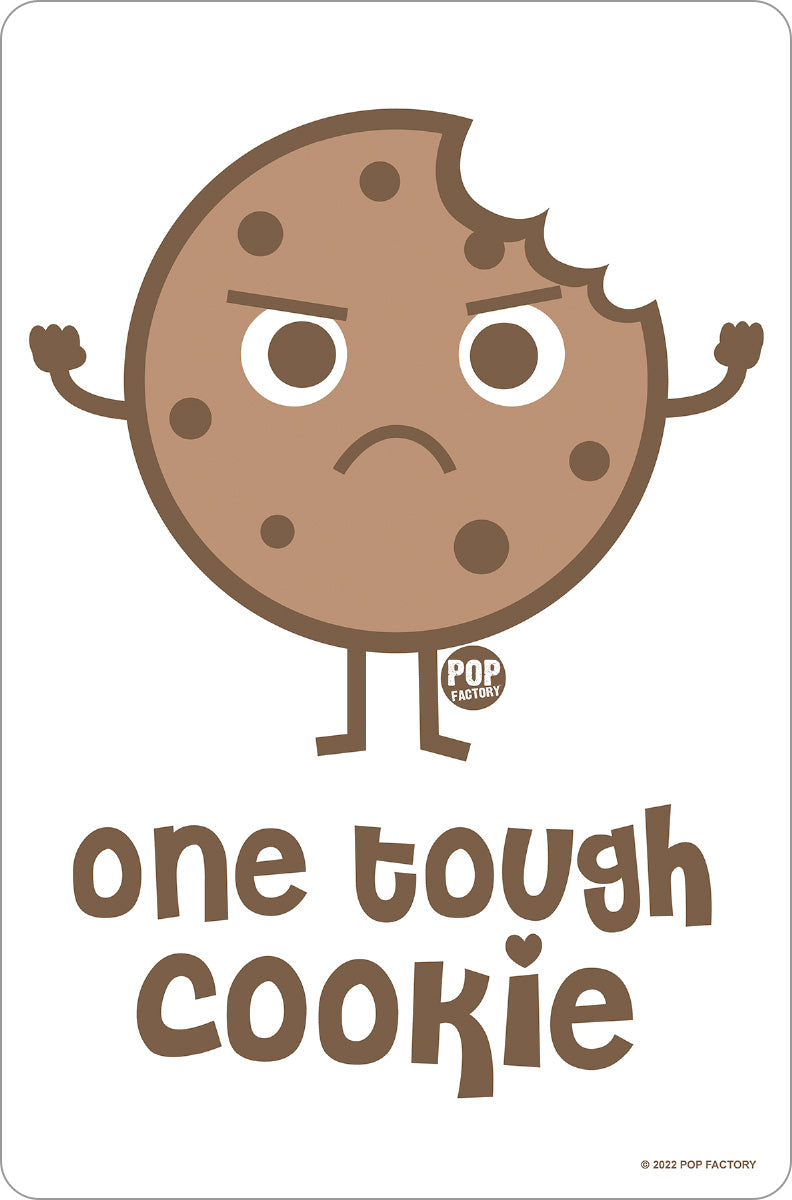Pop Factory One Tough Cookie Greet Tin Card