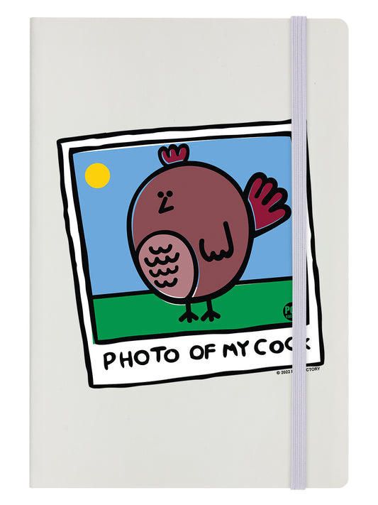 Pop Factory Photo Of My Cock Cream A5 Hard Cover Notebook