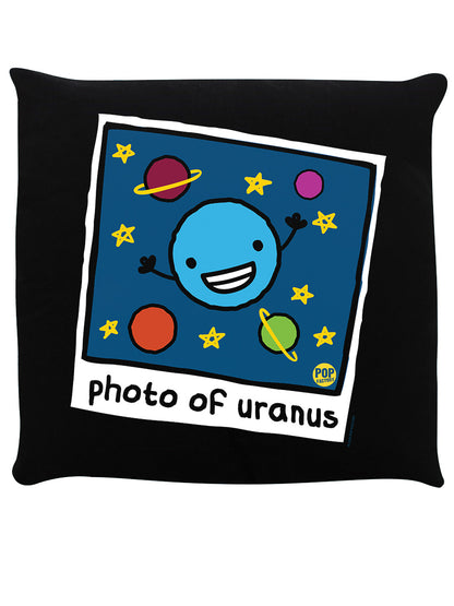 Pop Factory Photo Of Uranus Black Cushion