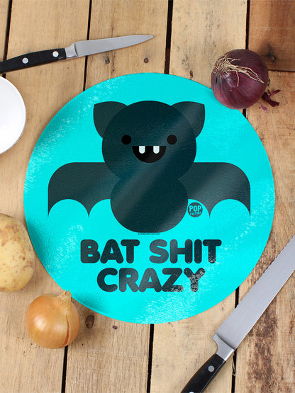 Pop Factory Bat Shit Crazy Circular Chopping Board
