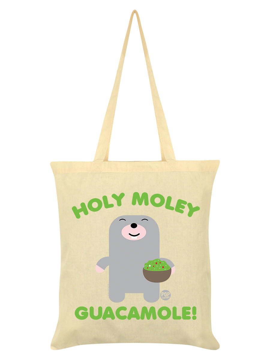 Pop Factory Holy Moley Guacamole! Cream Tote Bag