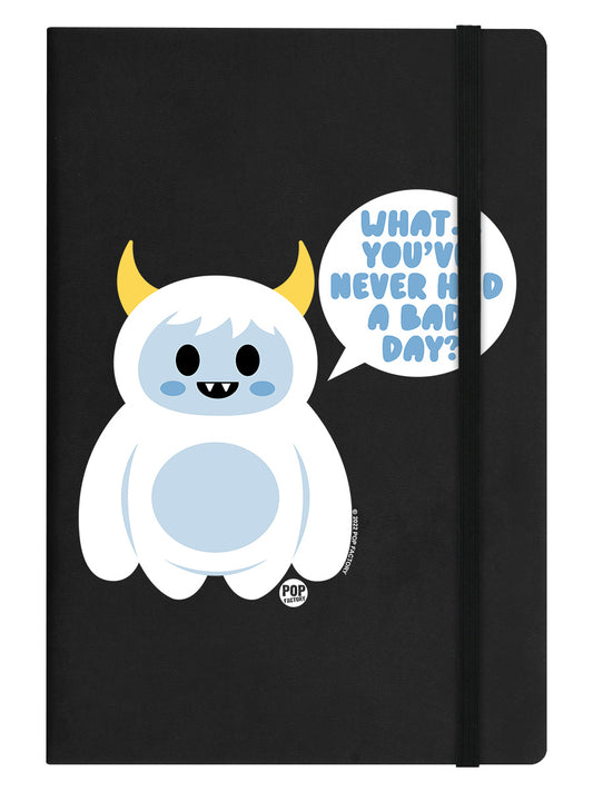 Pop Factory What...You've Never Had A Bad Day? Black A5 Hard Cover Notebook